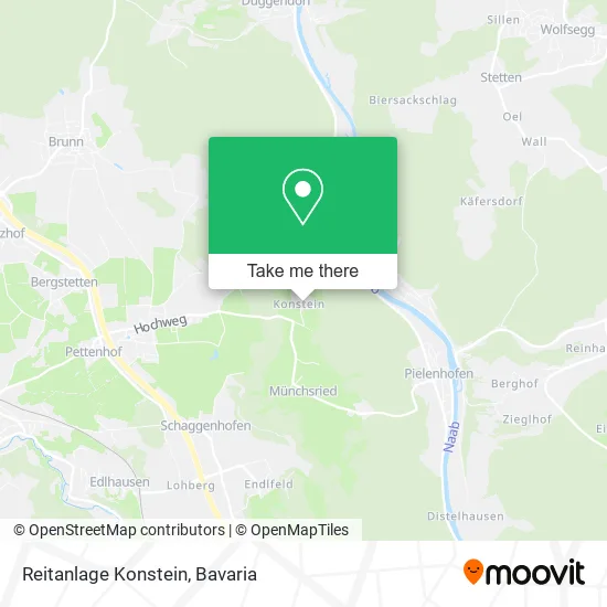 Карта Reitanlage Konstein