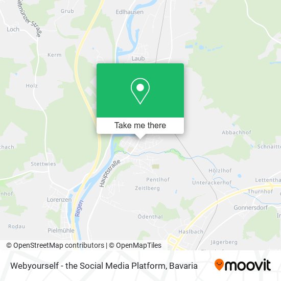 Карта Webyourself - the Social Media Platform