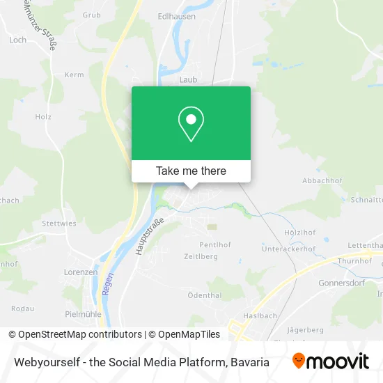 Карта Webyourself - the Social Media Platform