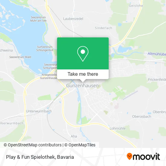 Карта Play & Fun Spielothek