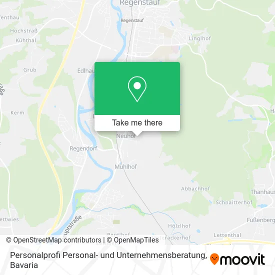 Карта Personalprofi Personal- und Unternehmensberatung