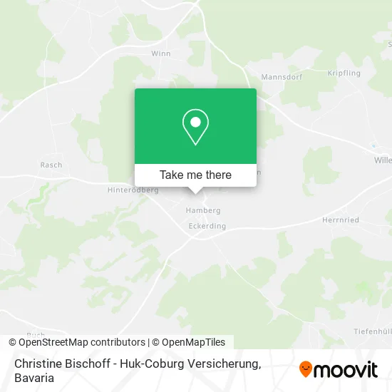 Карта Christine Bischoff - Huk-Coburg Versicherung