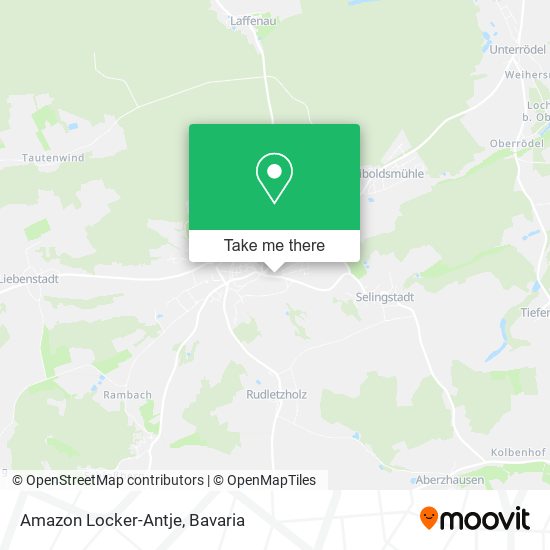 Amazon Locker-Antje map