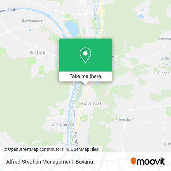Карта Alfred Stephan Management