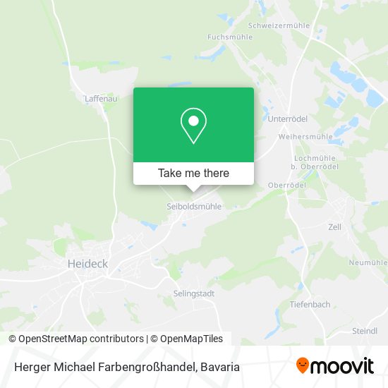 Herger Michael Farbengroßhandel map