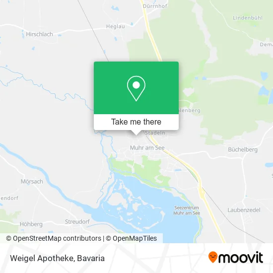 Карта Weigel Apotheke