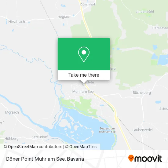 Карта Döner Point Muhr am See