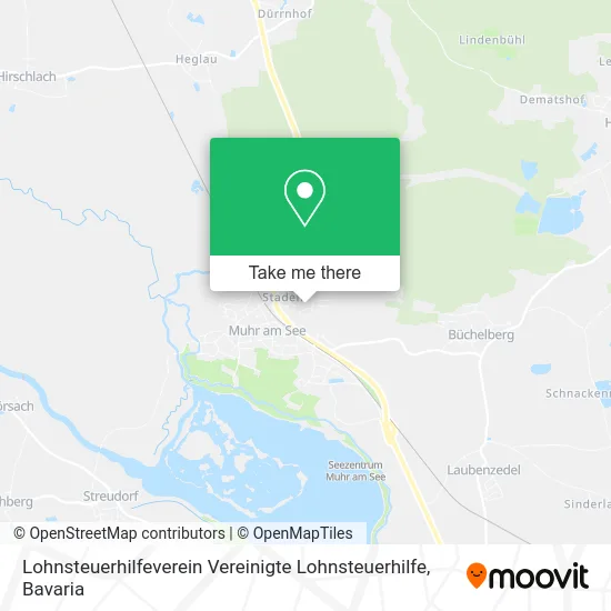 Карта Lohnsteuerhilfeverein Vereinigte Lohnsteuerhilfe