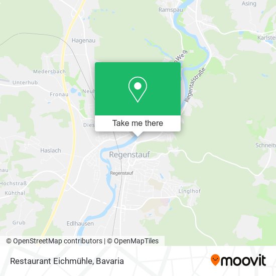 Restaurant Eichmühle map