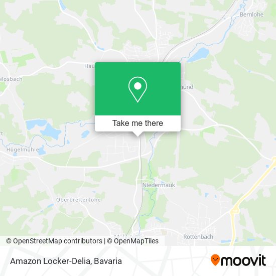 Amazon Locker-Delia map