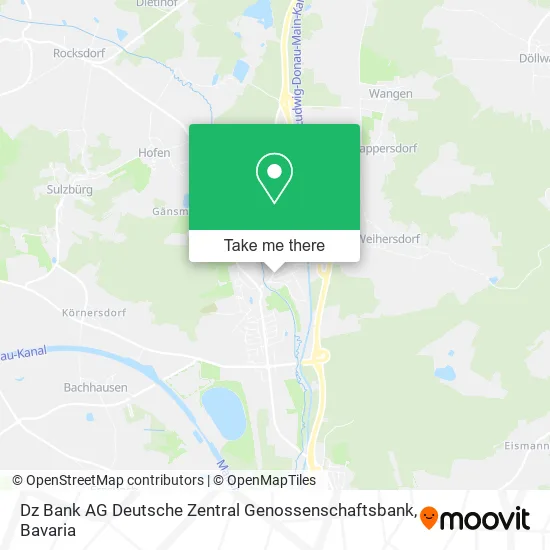 Карта Dz Bank AG Deutsche Zentral Genossenschaftsbank