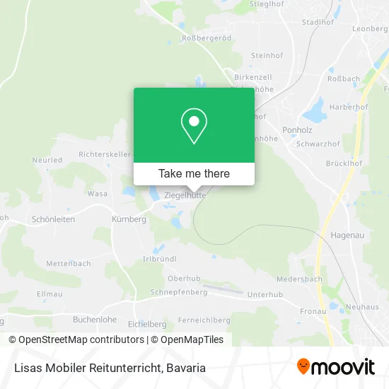 Карта Lisas Mobiler Reitunterricht