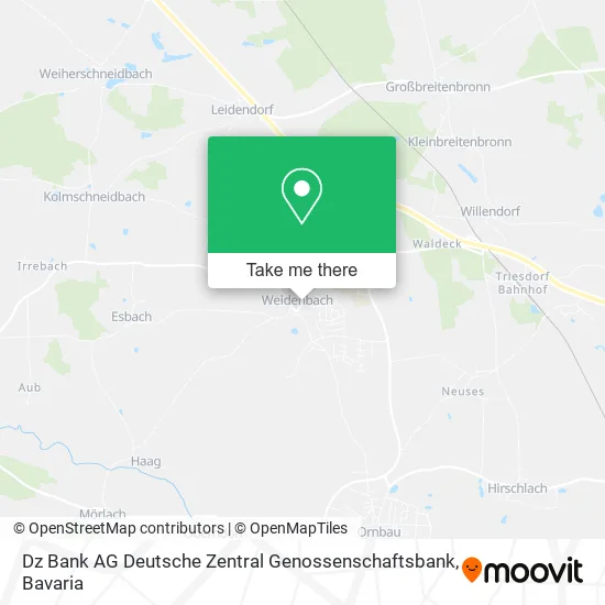 Карта Dz Bank AG Deutsche Zentral Genossenschaftsbank