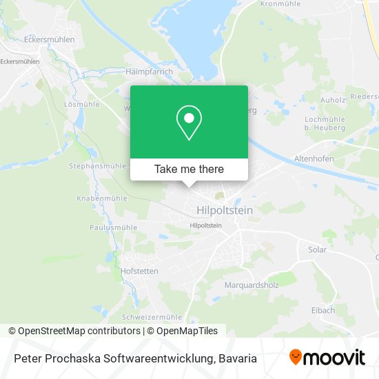 Peter Prochaska Softwareentwicklung map