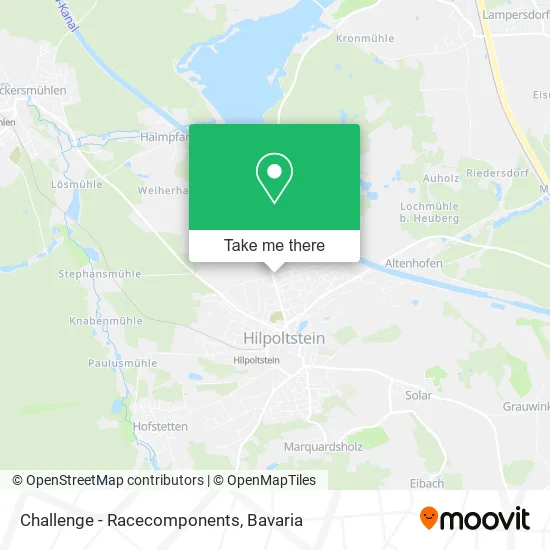 Карта Challenge - Racecomponents