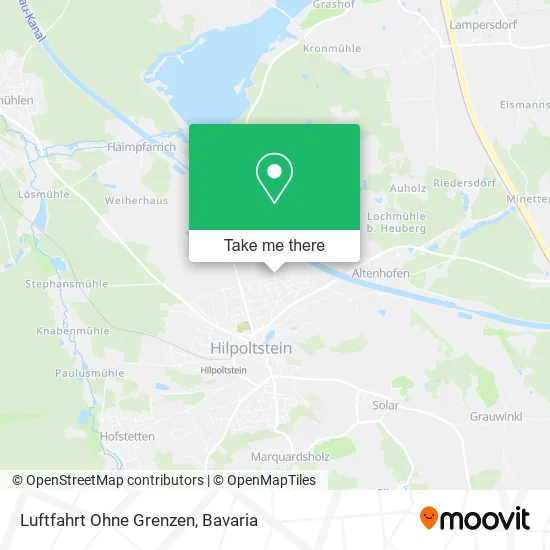 Карта Luftfahrt Ohne Grenzen