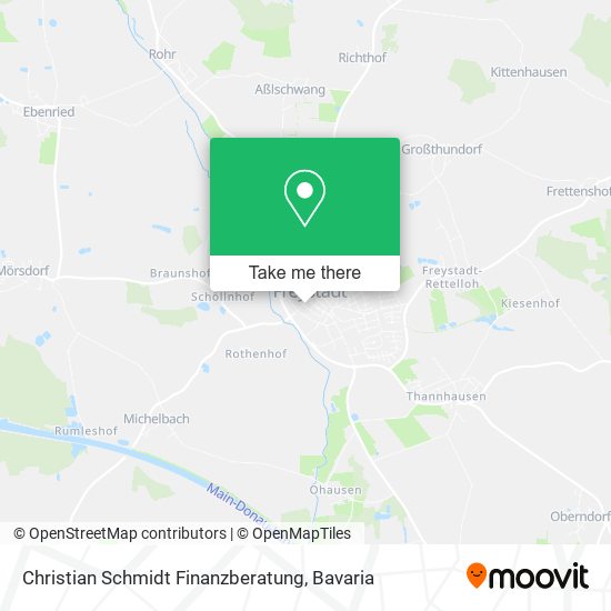 Christian Schmidt Finanzberatung map