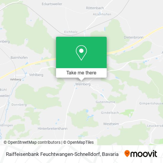 Raiffeisenbank Feuchtwangen-Schnelldorf map