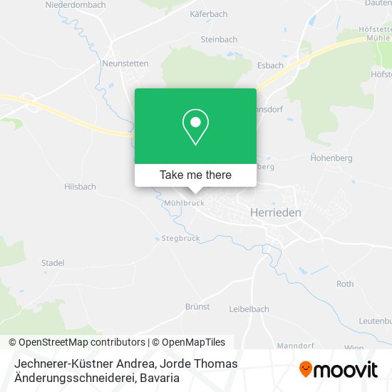 Jechnerer-Küstner Andrea, Jorde Thomas Änderungsschneiderei map