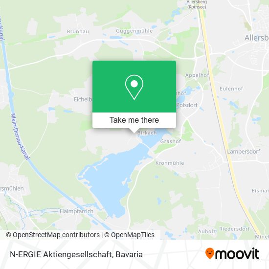 N-ERGIE Aktiengesellschaft map