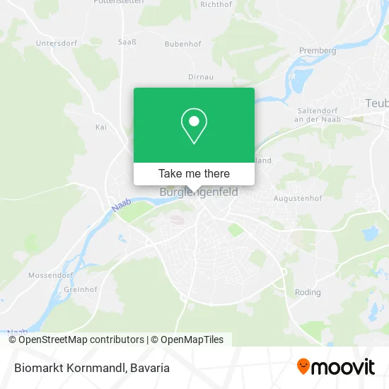 Карта Biomarkt Kornmandl
