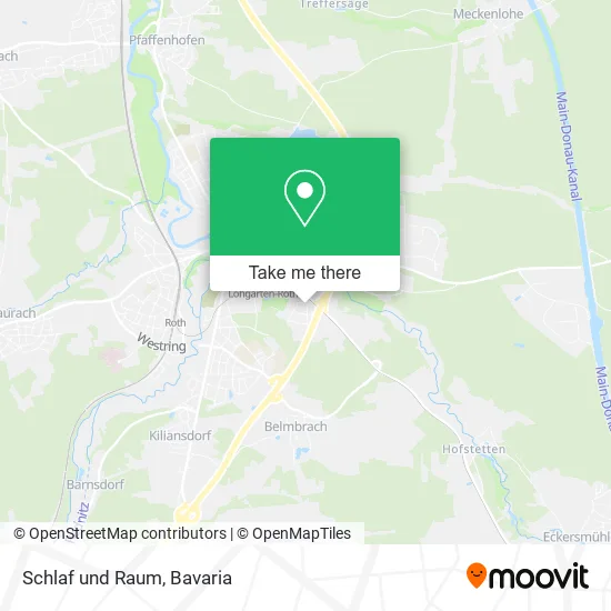 Карта Schlaf und Raum