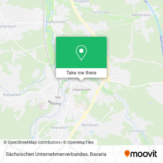 Sächsischen Unternehmerverbandes map