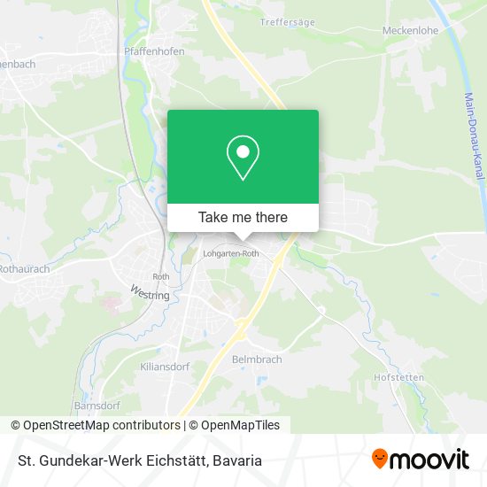 St. Gundekar-Werk Eichstätt map