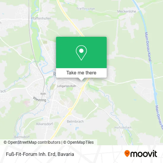 Карта Fuß-Fit-Forum Inh. Erd