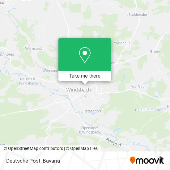 Карта Deutsche Post