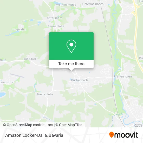 Карта Amazon Locker-Dalia