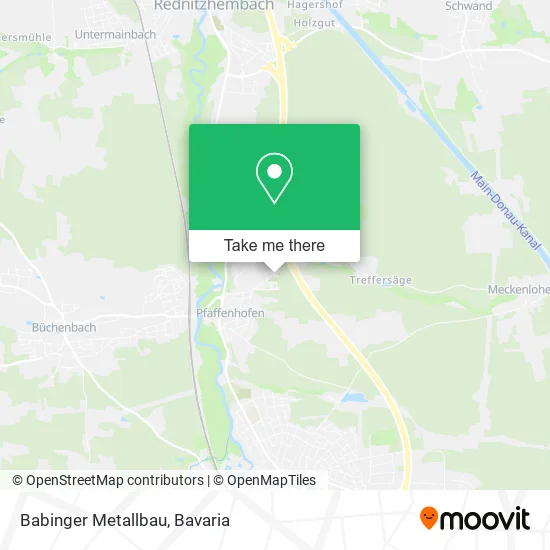Карта Babinger Metallbau
