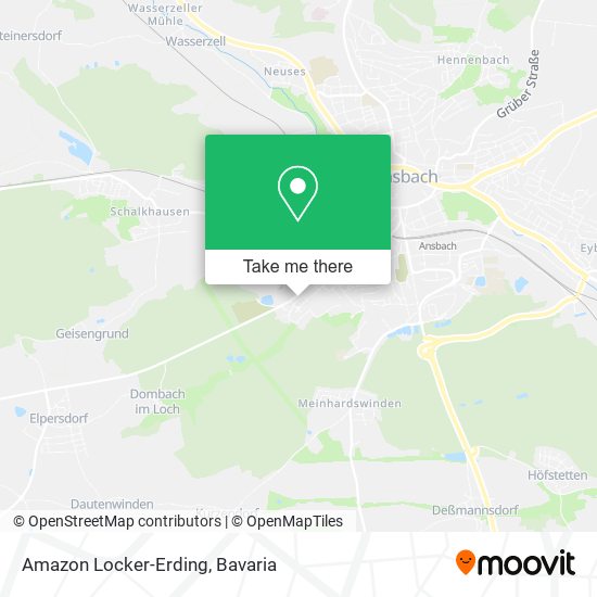 Amazon Locker-Erding map