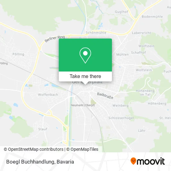 Карта Boegl Buchhandlung