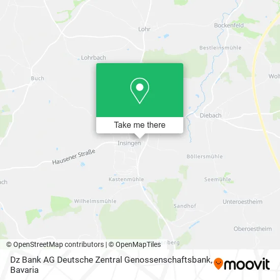 Карта Dz Bank AG Deutsche Zentral Genossenschaftsbank