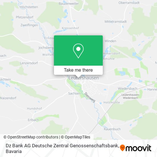 Dz Bank AG Deutsche Zentral Genossenschaftsbank map