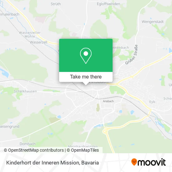 Карта Kinderhort der Inneren Mission