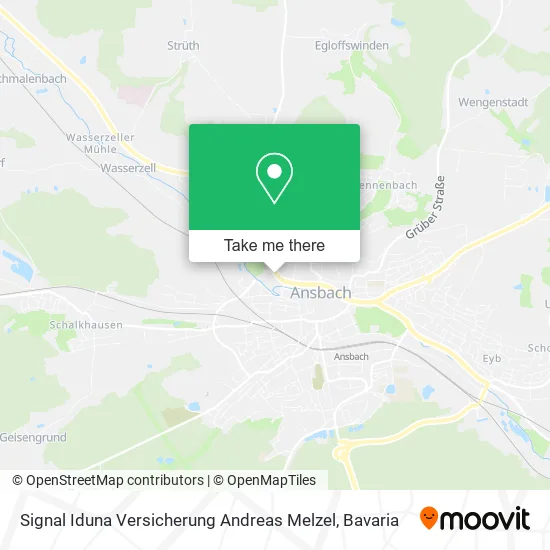 Карта Signal Iduna Versicherung Andreas Melzel