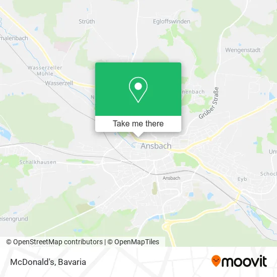 Карта McDonald's