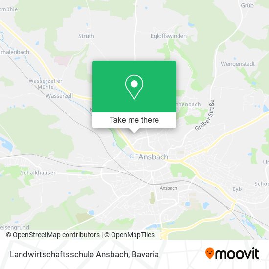 Landwirtschaftsschule Ansbach map