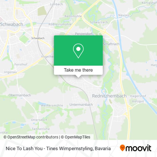 Nice To Lash You - Tines Wimpernstyling map