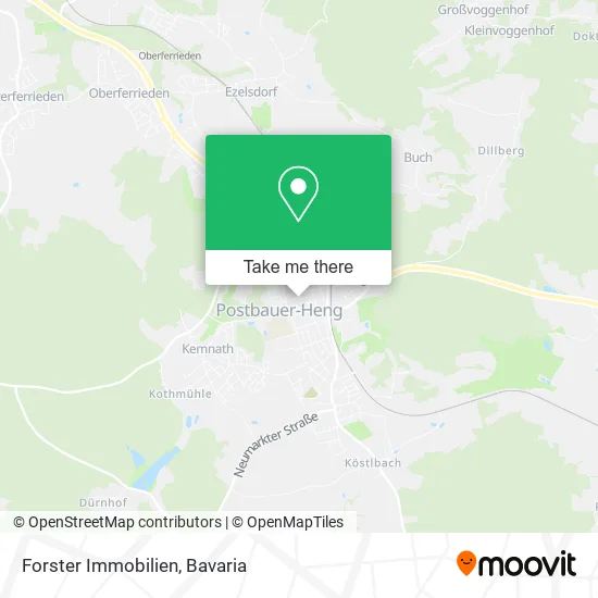 Карта Forster Immobilien