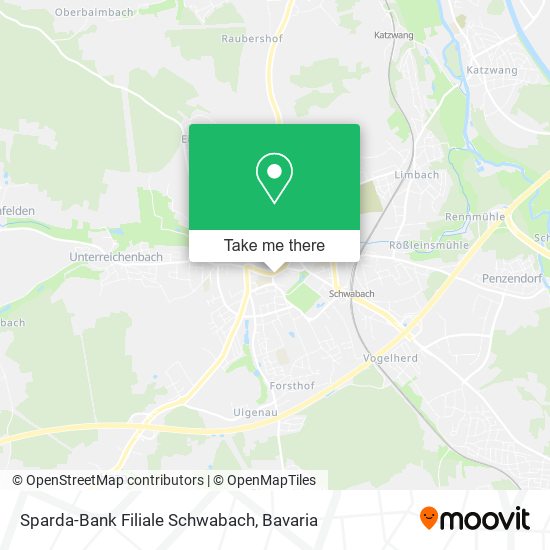 Карта Sparda-Bank Filiale Schwabach