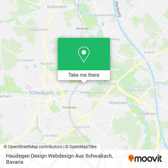 Карта Haudegen Design Webdesign Aus Schwabach