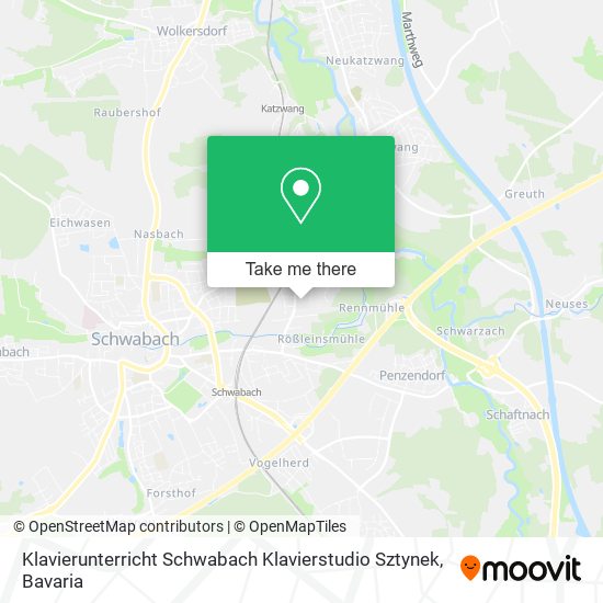 Klavierunterricht Schwabach Klavierstudio Sztynek map