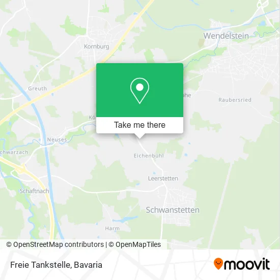 Карта Freie Tankstelle