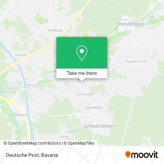 Карта Deutsche Post