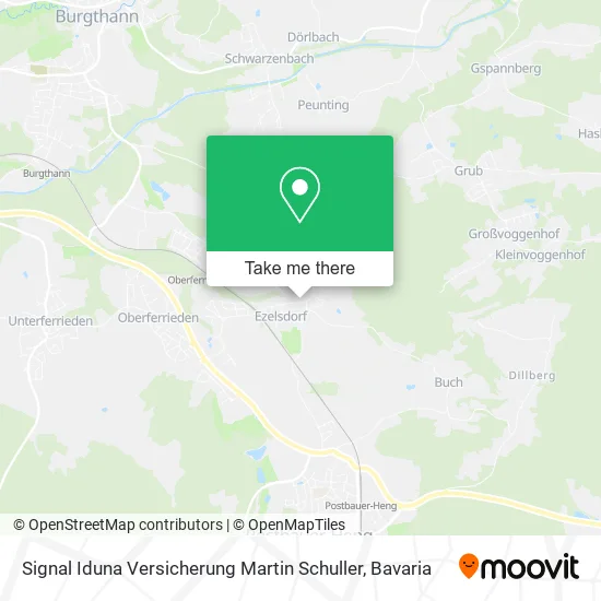 Карта Signal Iduna Versicherung Martin Schuller