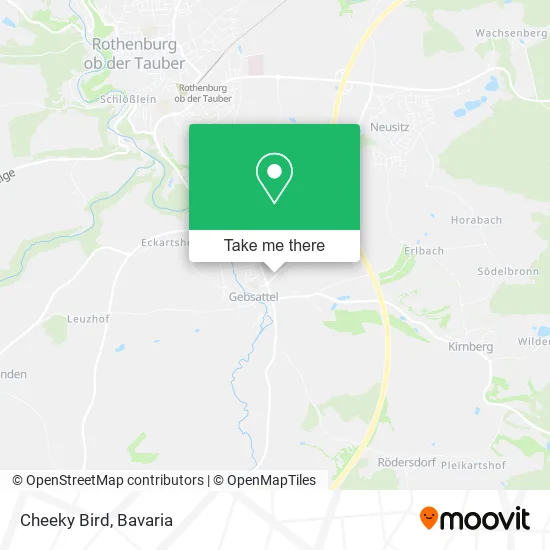 Карта Cheeky Bird