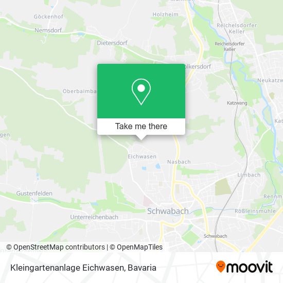 Kleingartenanlage Eichwasen map